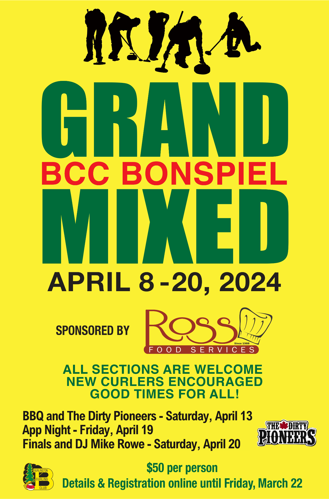 Burlington Curling Club - 2024 Grand Mixed-Bonspiels