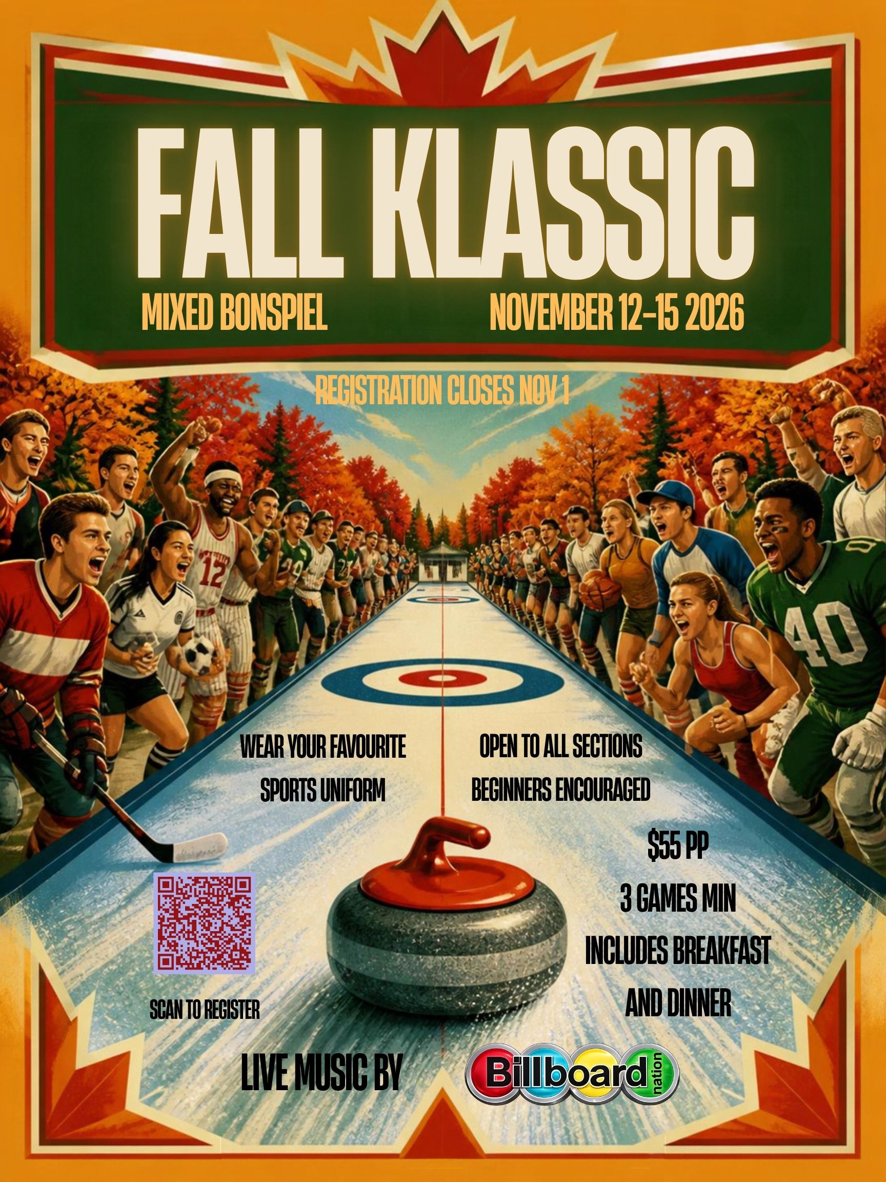 Fall Klassic curling poster