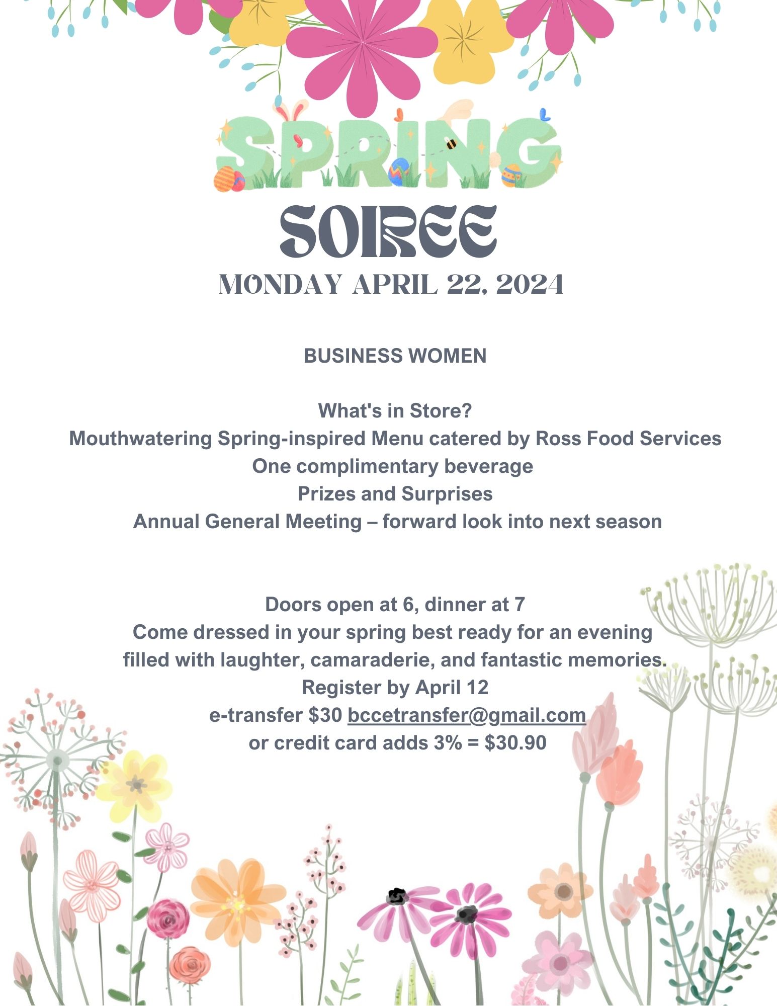 Burlington Curling Club - Business Women's Spring Soiree-Social