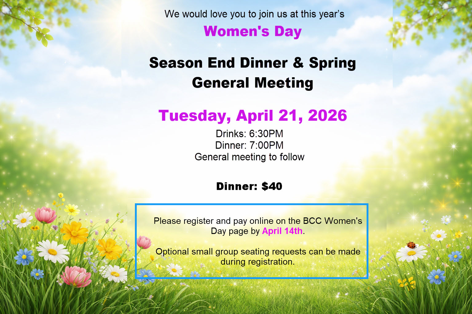 Closing Dinner Spring AGM 2026V2